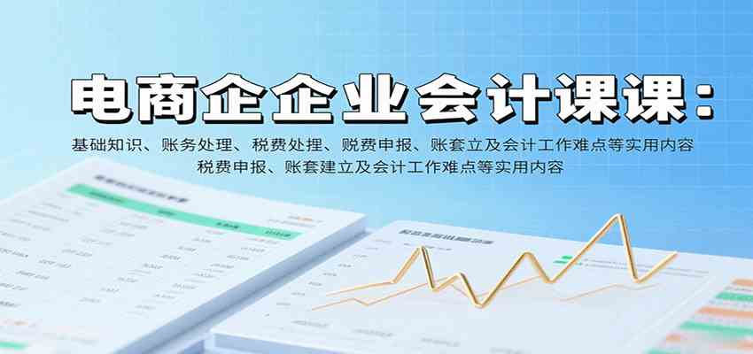 电商企业会计课：基础知识、账务处理、税费申报、账套建立及会计工作难点等实用内容网赚项目-副业赚钱-互联网创业-资源整合南风学院
