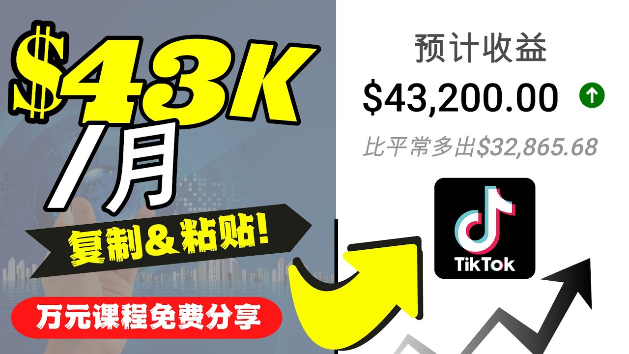 2022抖音国际版Tiktok赚钱项目：每天上传一个视频就轻松月入$43200网赚项目-副业赚钱-互联网创业-资源整合南风学院