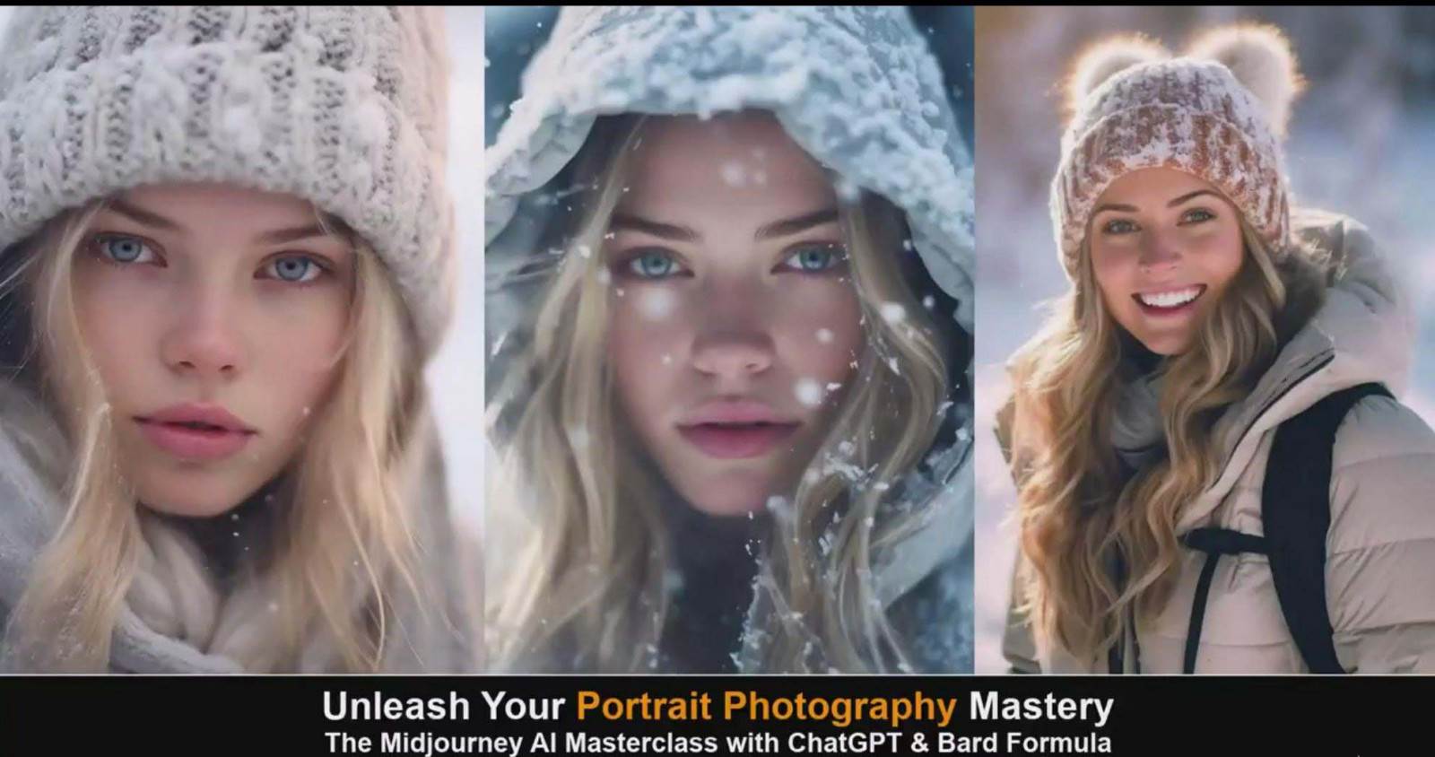 图片[5]-Midjourney v5 ChatGPT 和 Bard AI人工智能人像摄影大师班-15节-中英字幕-讯领网创