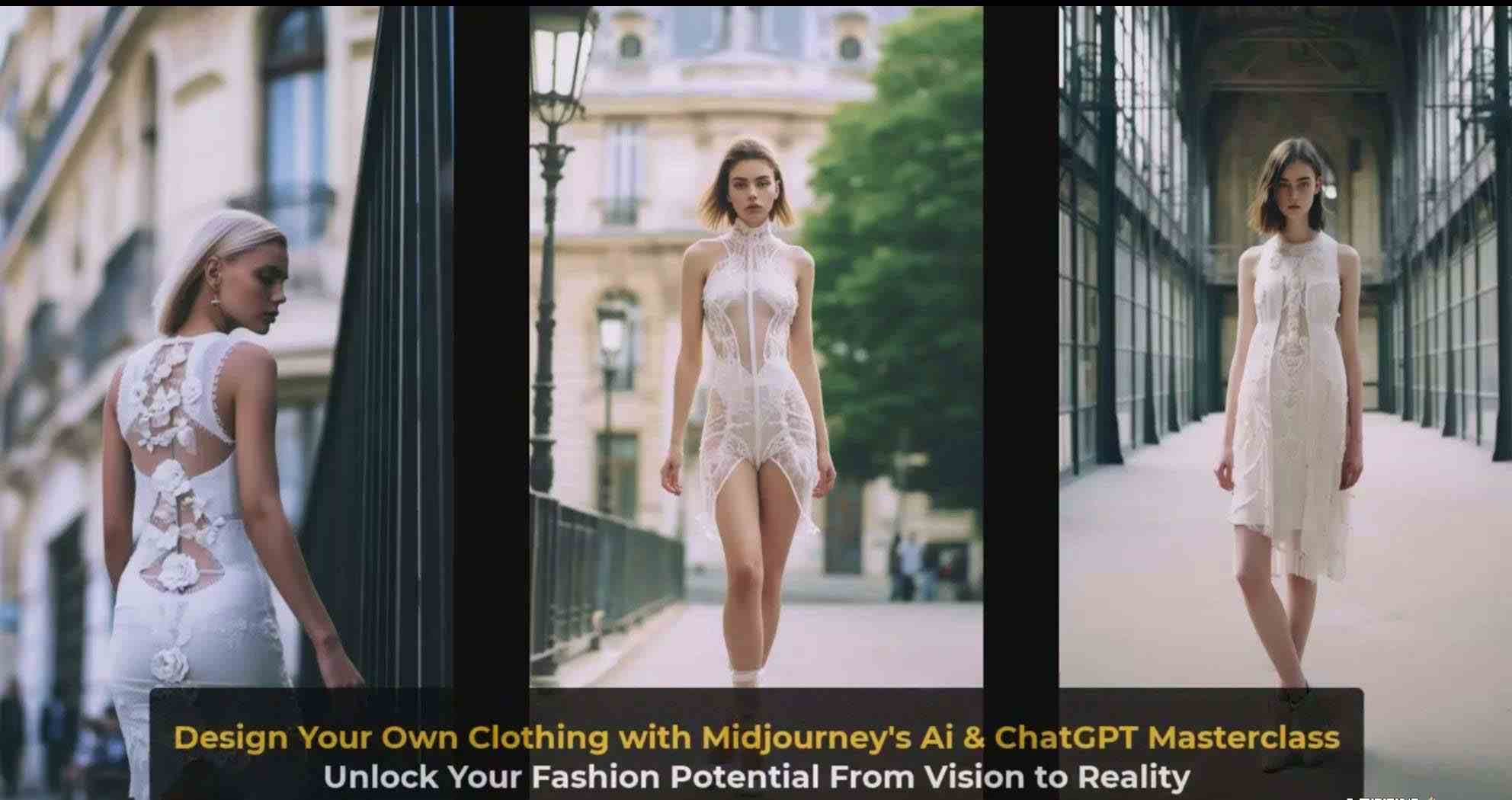 图片[6]-利用 Midjourneys Ai 人工智能设计自己的服装AI大师班-10节课-中英字幕-讯领网创