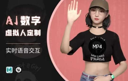 Ai数字人虚拟(智能体)实时语音交互特训营，​自行定制超写实角色AI数字人交互技术网赚项目-副业赚钱-互联网创业-资源整合南风学院