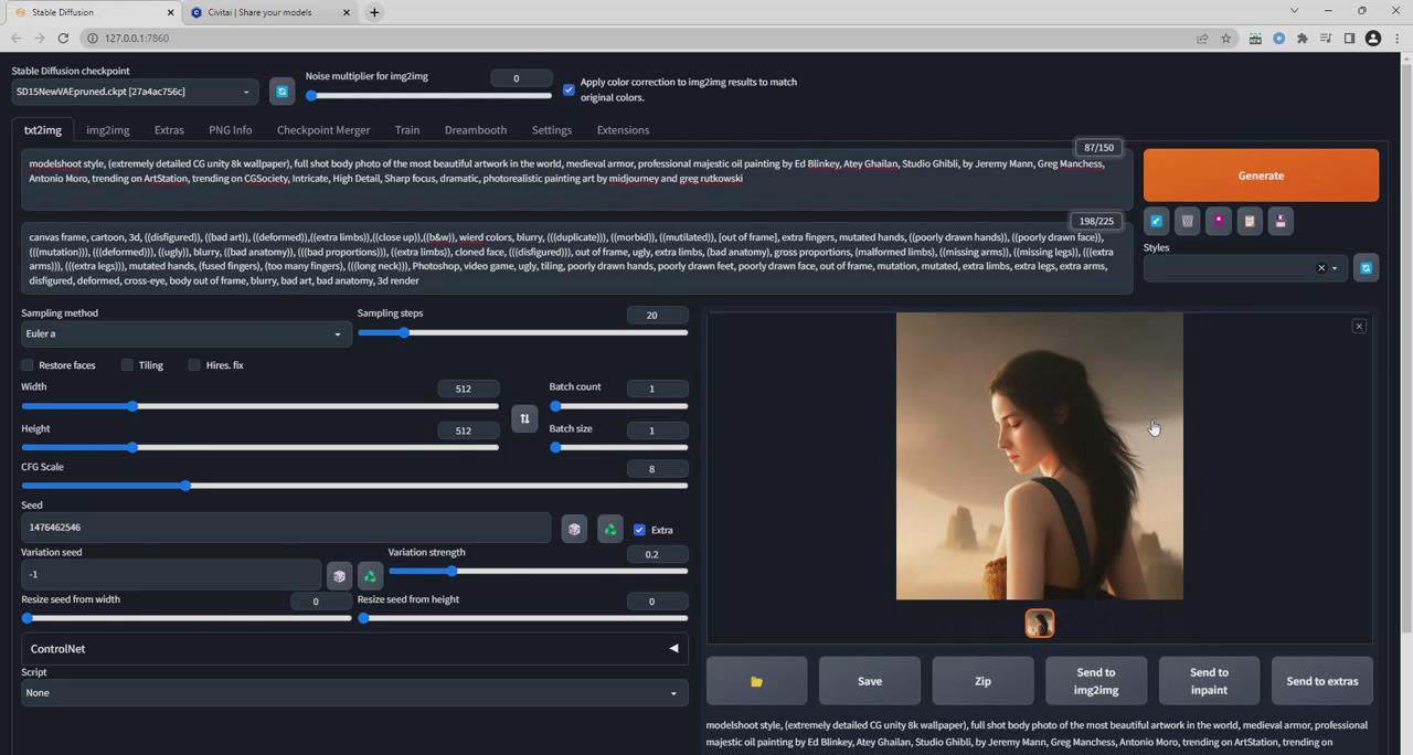 图片[4]-Stable Diffusion 大师班: 利用AI创建艺术图像及视频-31视频课-中英字幕-讯领网创
