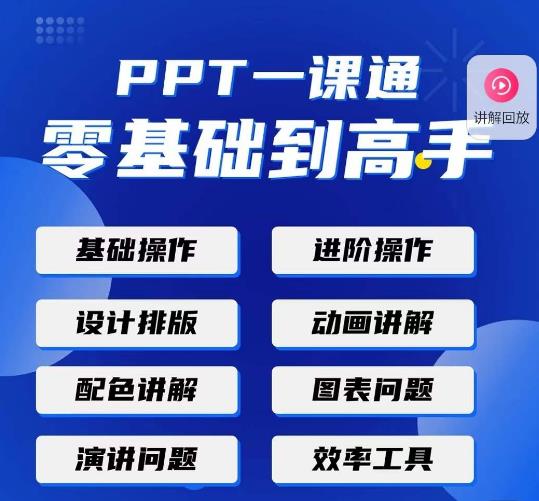 PPT·一课通·0基础到高手：通俗易懂快速掌握PPT的各种应用场合网赚项目-副业赚钱-互联网创业-资源整合南风学院