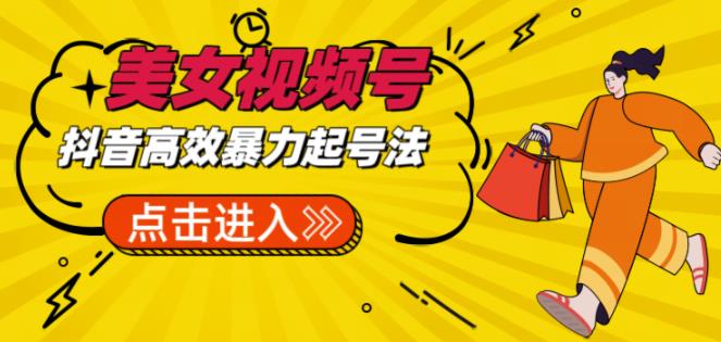 抖音暴力起号，短视频美女号起号项目+素材+批量剪辑去重软件网赚项目-副业赚钱-互联网创业-资源整合南风学院