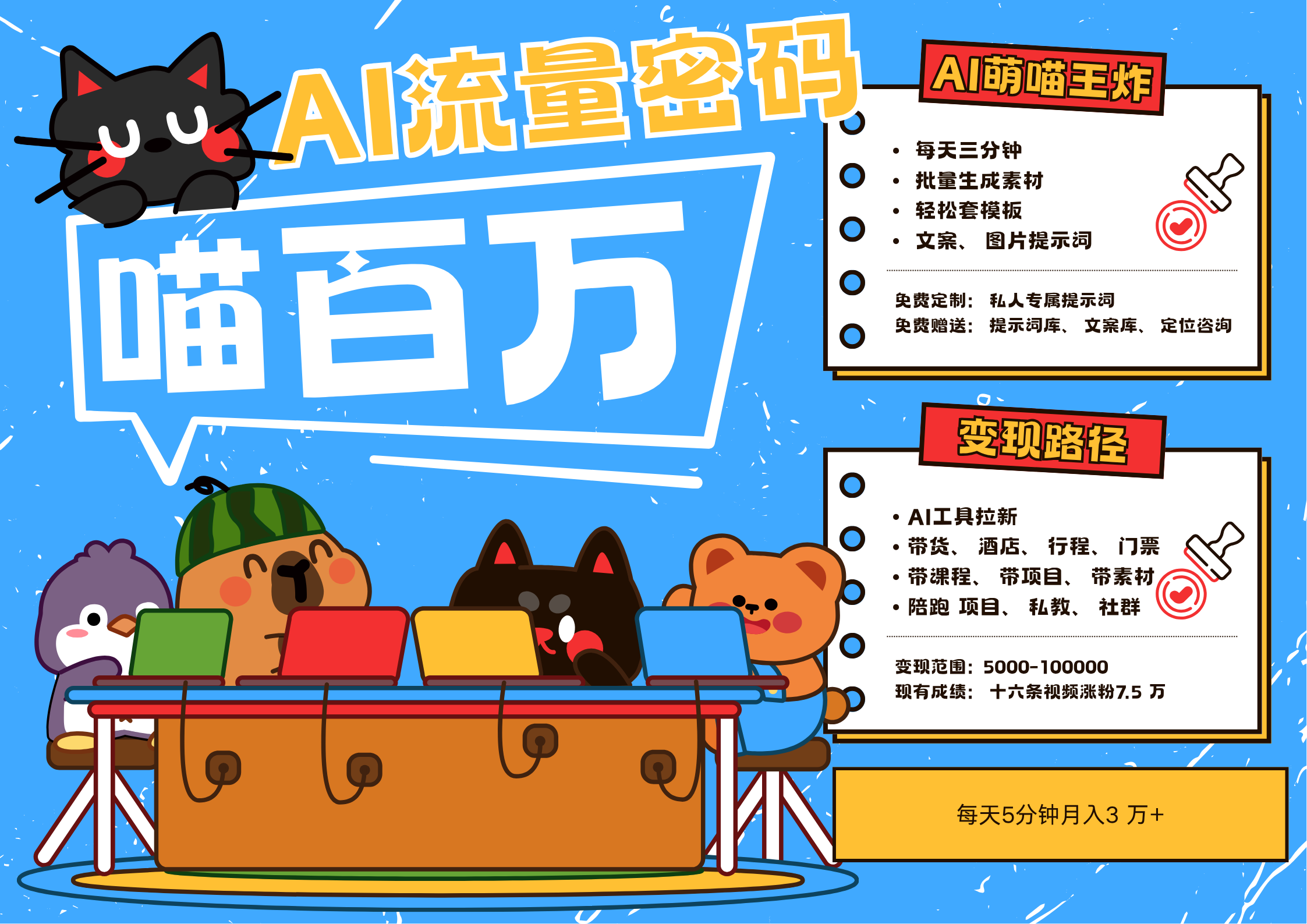 AI+宠物+旅行，2025最火流量密码 轻松用AI宠物做文旅账号，N种变现渠道月入五位数网赚项目-副业赚钱-互联网创业-资源整合南风学院