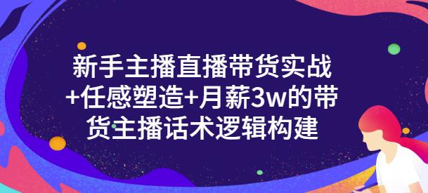 新手主播直播带货实战+信任感塑造+月薪3w的带货主播话术逻辑构建网赚项目-副业赚钱-互联网创业-资源整合南风学院
