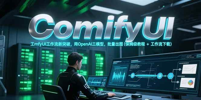 ComfyUI工作流新突破，用OpenAI三模型，批量出图(保姆级教程+工作流下载)网赚项目-副业赚钱-互联网创业-资源整合南风学院