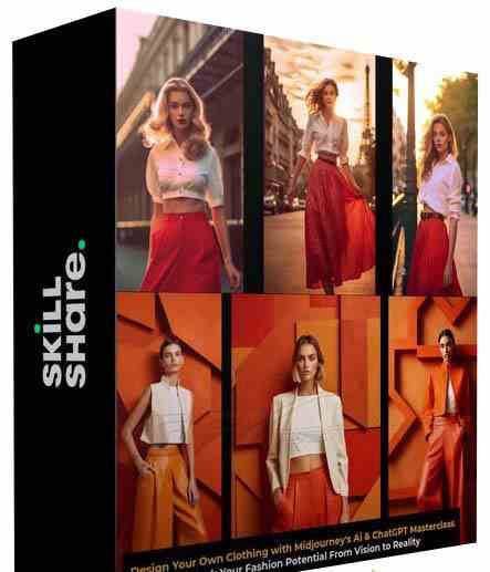 图片[2]-利用 Midjourneys Ai 人工智能设计自己的服装AI大师班-10节课-中英字幕-讯领网创