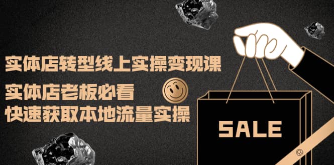 实体店转型线上实操变现课：实体店老板必看，快速获取本地流量实操网赚项目-副业赚钱-互联网创业-资源整合南风学院