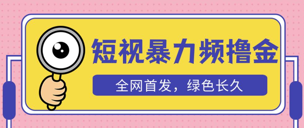 外面收费1680的短视频暴力撸金，日入300+长期可做，赠自动收款平台网赚项目-副业赚钱-互联网创业-资源整合南风学院
