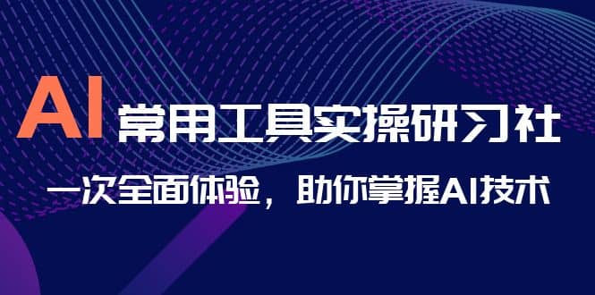 AI-常用工具实操研习社，一次全面体验，助你掌握AI技术网赚项目-副业赚钱-互联网创业-资源整合南风学院