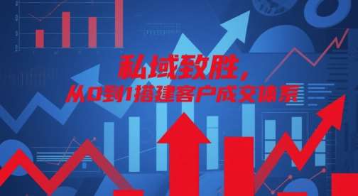 私域致胜，从0到1搭建客户成交体系网赚项目-副业赚钱-互联网创业-资源整合南风学院