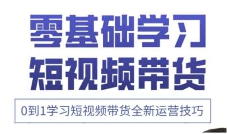 快手运营+高阶剪辑实战课，0到1学习短视频带货全新运营技巧网赚项目-副业赚钱-互联网创业-资源整合南风学院