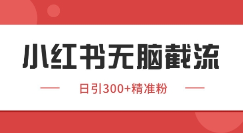 小红书截流同行客源，独家野路子获客玩法 日引200+暴力获客【揭秘】网赚项目-副业赚钱-互联网创业-资源整合南风学院