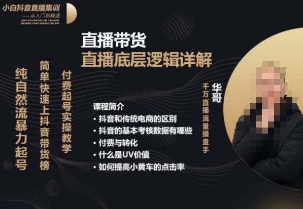 从0-1自然流快速起号​直播的底层逻辑，纯自然流暴力起号，简单快速上抖音带货榜网赚项目-副业赚钱-互联网创业-资源整合南风学院