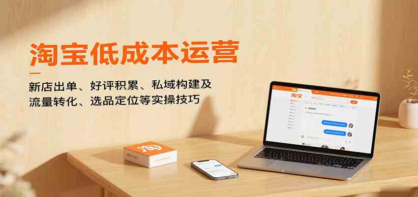 淘宝低成本运营，新店出单、好评积累、私域构建及流量转化、选品定位等实操技巧网赚项目-副业赚钱-互联网创业-资源整合南风学院