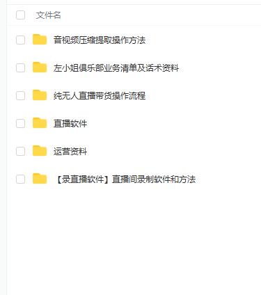 左小姐-直播带货俱乐部十三行、无人直播，全套教程附：工具、文档、话术资料网赚项目-副业赚钱-互联网创业-资源整合南风学院