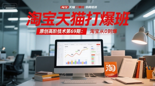 淘宝天猫打爆班原创高阶技术第69期：淘宝从0到爆网赚项目-副业赚钱-互联网创业-资源整合南风学院