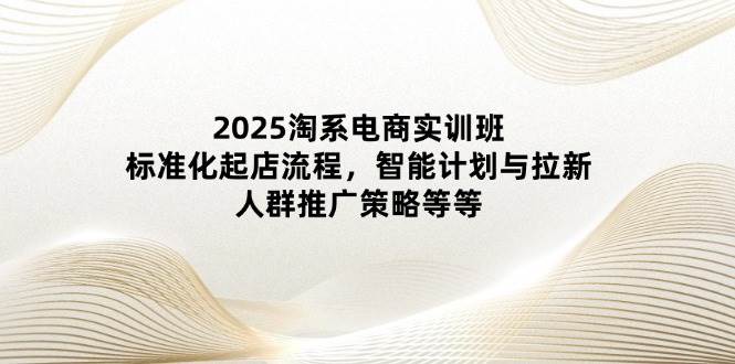 （14522期）2025淘系电商实训班：标准化起店流程，智能计划与拉新，人群推广策略等等网赚项目-副业赚钱-互联网创业-资源整合南风学院