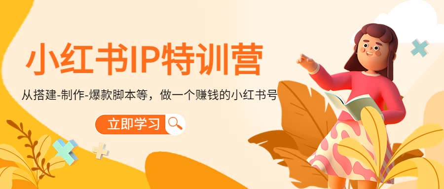 小红书IP特训营网赚项目-副业赚钱-互联网创业-资源整合南风学院