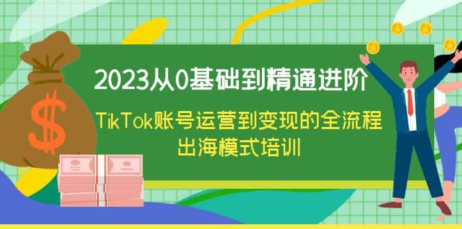 2023从0基础到精通进阶，TikTok账号运营到变现的全流程出海模式培训网赚项目-副业赚钱-互联网创业-资源整合南风学院
