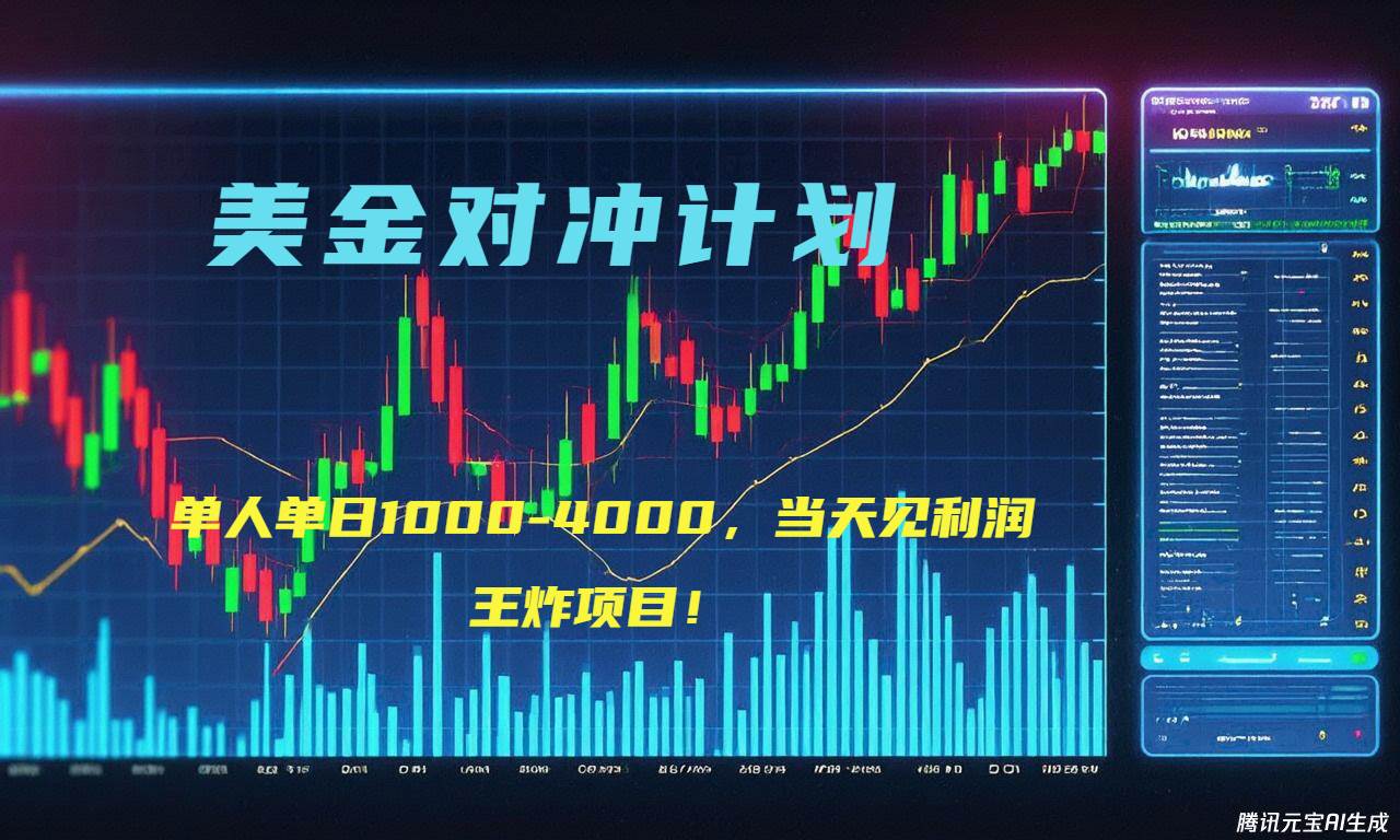 （15333期）2025年最暴力项目“美金先登计划”最新最强对冲战法，每日实际收益1K-4K网赚项目-副业赚钱-互联网创业-资源整合南风学院