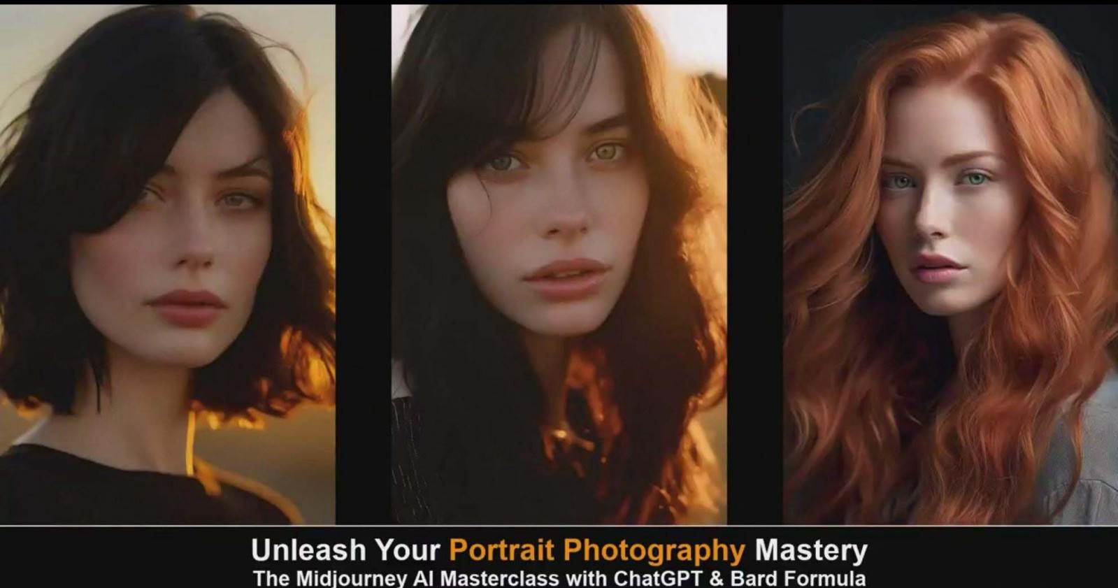 图片[4]-Midjourney v5 ChatGPT 和 Bard AI人工智能人像摄影大师班-15节-中英字幕-讯领网创