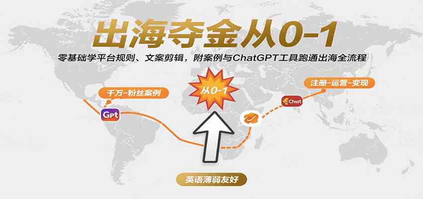 出海夺金从0-1：零基础学平台规则、文案剪辑，附案例与ChatGPT工具跑通出海全流程网赚项目-副业赚钱-互联网创业-资源整合南风学院