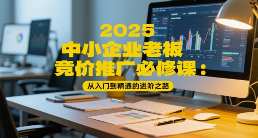2025中小企业老板竞价推广必修课：从入门到精通的进阶之路网赚项目-副业赚钱-互联网创业-资源整合南风学院