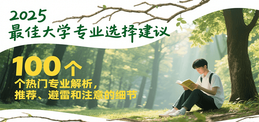 2025最佳大学专业选择建议，100个热门专业解析，推荐、避雷和注意的细节网赚项目-副业赚钱-互联网创业-资源整合南风学院