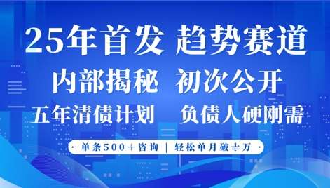 2025年首次公开，真正的事业型赛道，客咨不断，单月轻松破W网赚项目-副业赚钱-互联网创业-资源整合南风学院