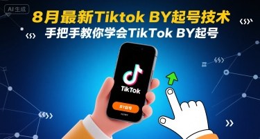 8月最新Tiktok搬运起号技术，手把手教你学会TikTok搬运起号网赚项目-副业赚钱-互联网创业-资源整合南风学院