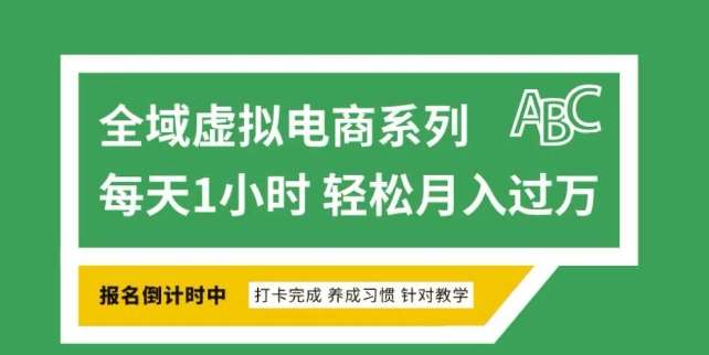 全域虚拟电商变现系列，通过平台出售虚拟电商产品从而获利网赚项目-副业赚钱-互联网创业-资源整合南风学院