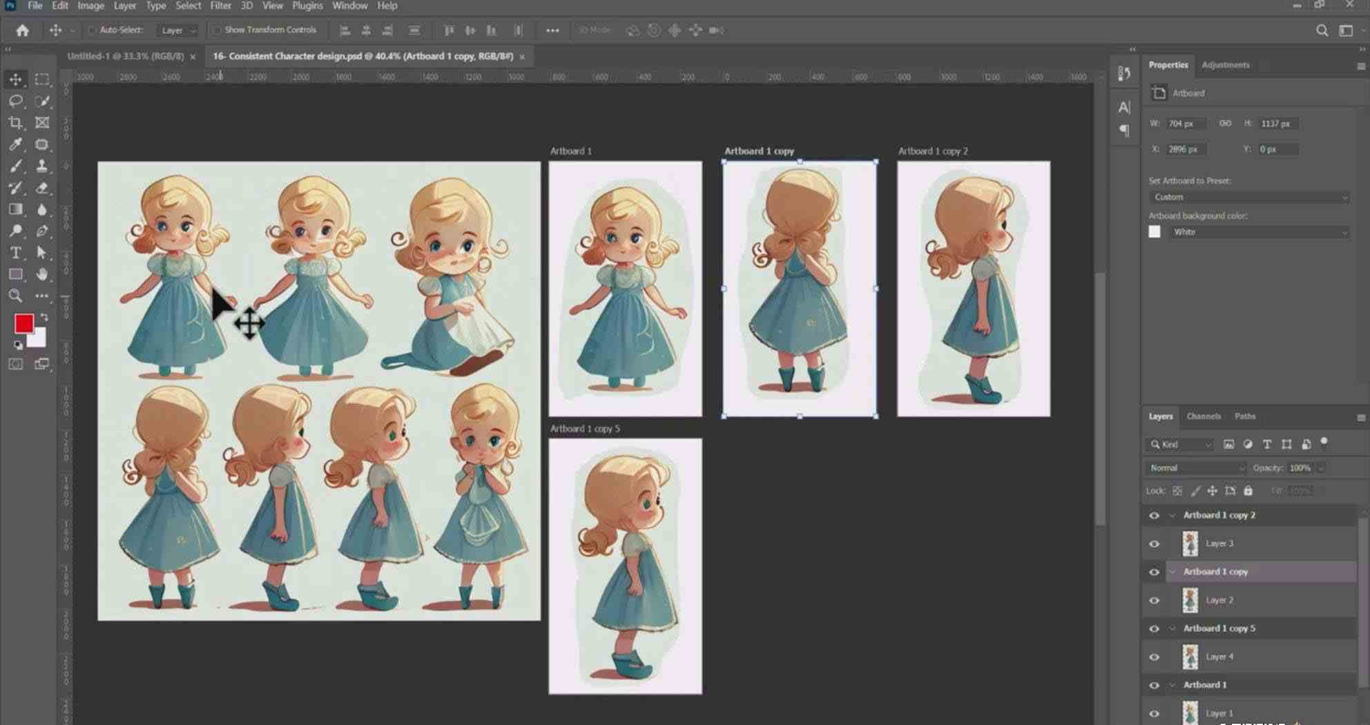 图片[8]-掌握 MidJourney V5 AI + ChatGPT创建一致的角色设计图像-22节课-中英字幕-讯领网创