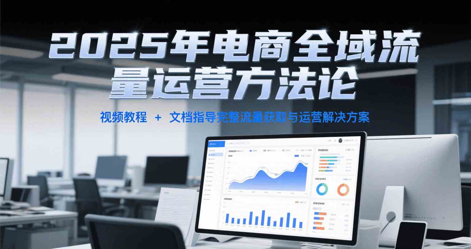 2025年电商全域流量运营方法论，视频教程+文档指导完整流量获取与运营解决方案网赚项目-副业赚钱-互联网创业-资源整合南风学院