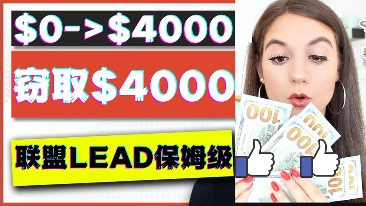 2023国外联盟项目实操保姆级教程：月入4000美元，适合初学者网赚项目-副业赚钱-互联网创业-资源整合南风学院