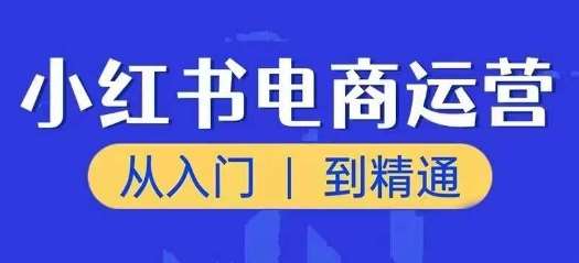 小红书电商运营课，从入门到精通，带你抓住又一个赚钱风口网赚项目-副业赚钱-互联网创业-资源整合南风学院
